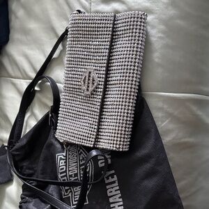 Elegant Silver Clutch Bag